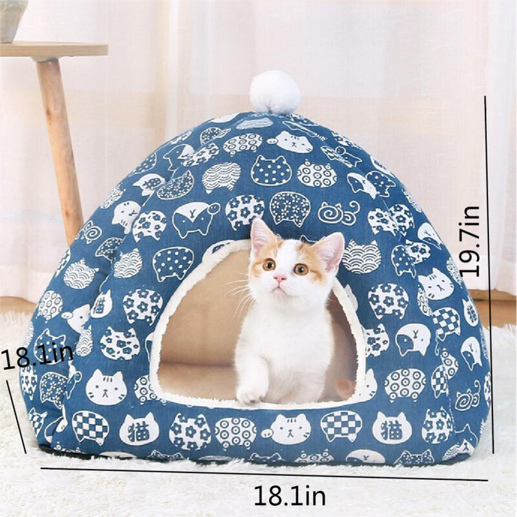 Warm pet beds outlet for cats